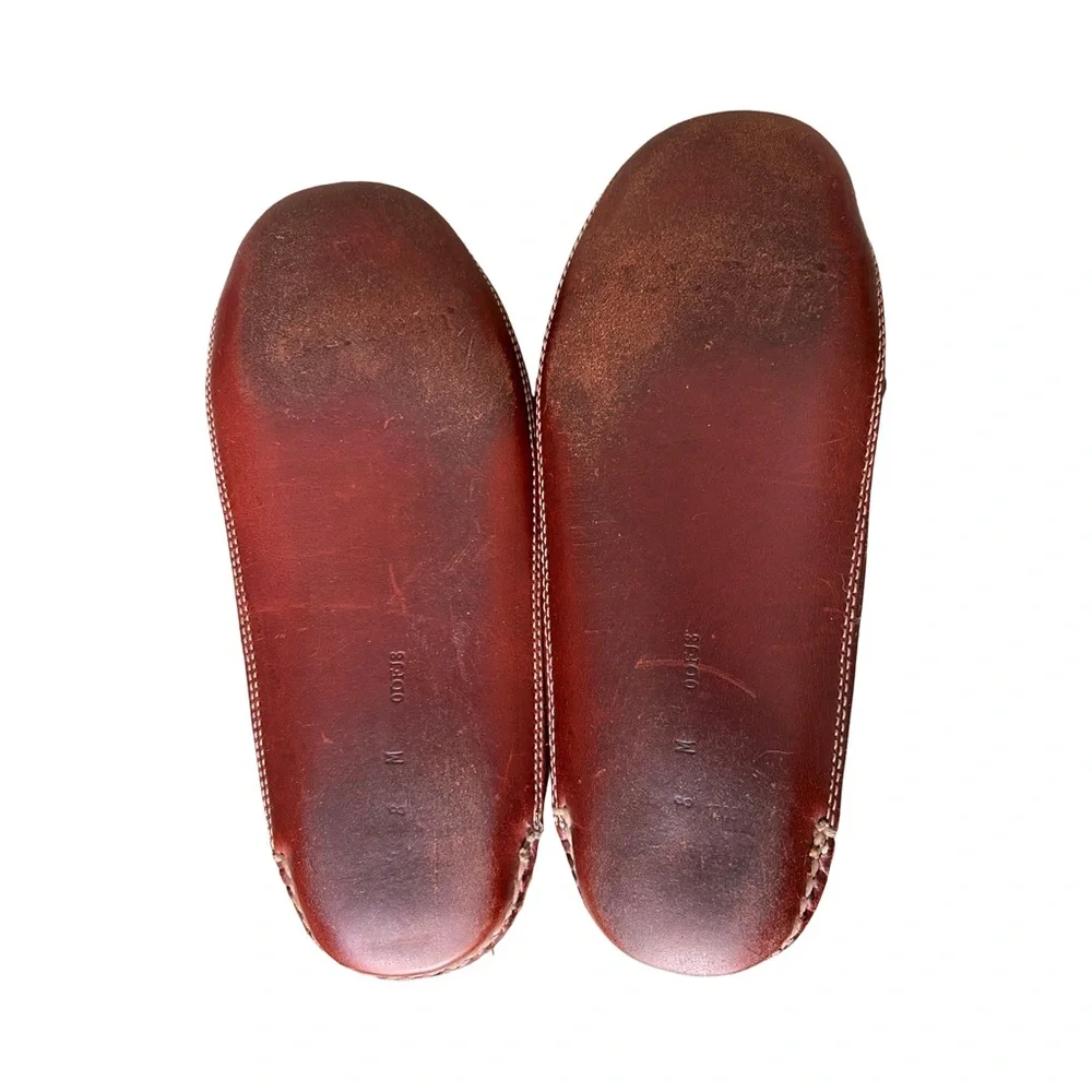 L. L. Bean Women’s Double Soled Leather  Slippers - Picture 7 of 7